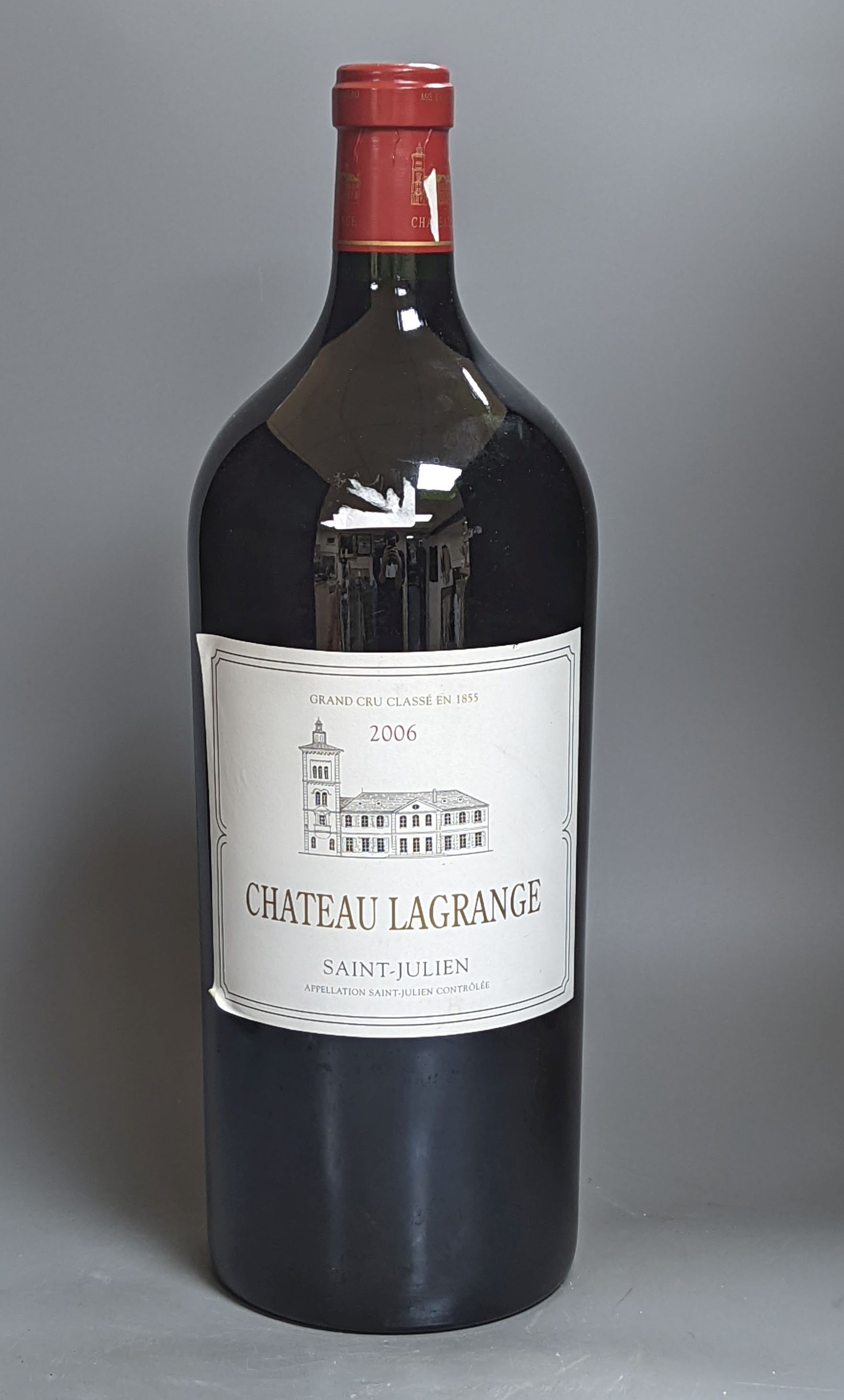 An imperial bottle of chateau la grange st Julien 2006